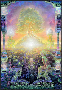Jonathan Solter "Eden" Signed, Numbered Blotter Art