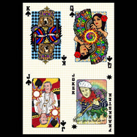 Bicycle Day Playing Card Blotter Art - Spades