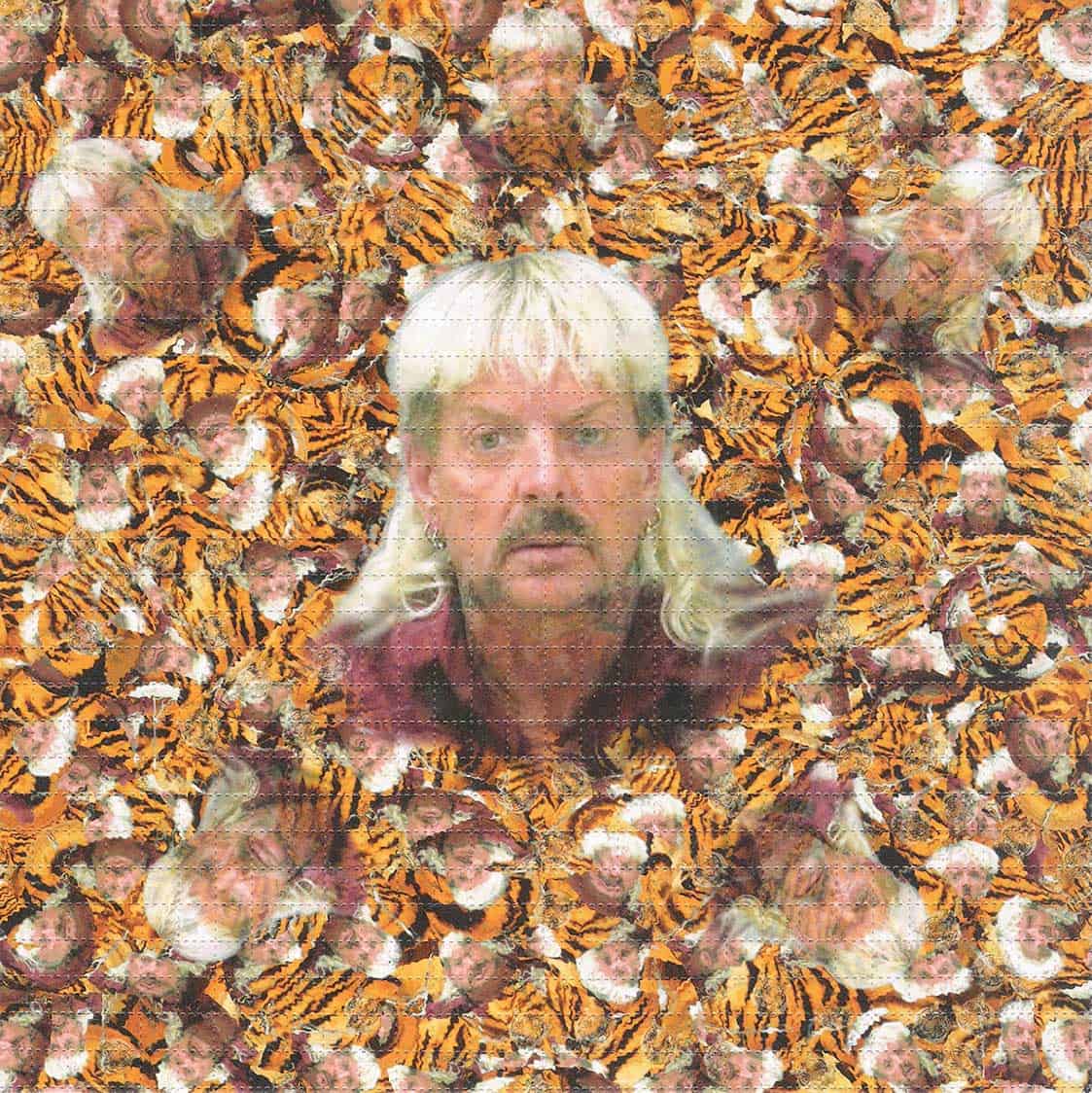 Joe Exotic Tiger King Blotter Art